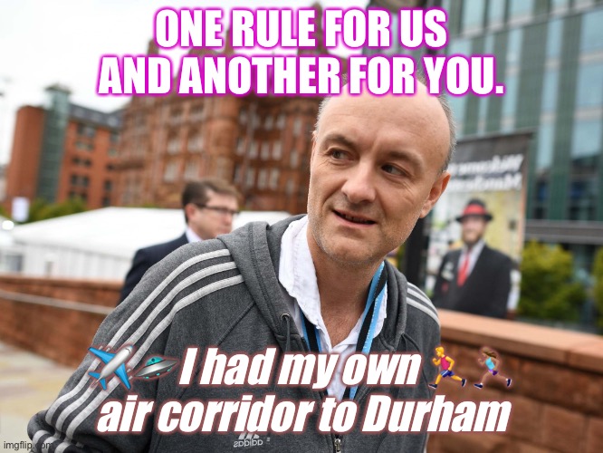 My own air corridor | ONE RULE FOR US AND ANOTHER FOR YOU. ✈️🛸I had my own 🏃‍♂️🏃🏽‍♀️
air corridor to Durham | image tagged in my own air corridor | made w/ Imgflip meme maker