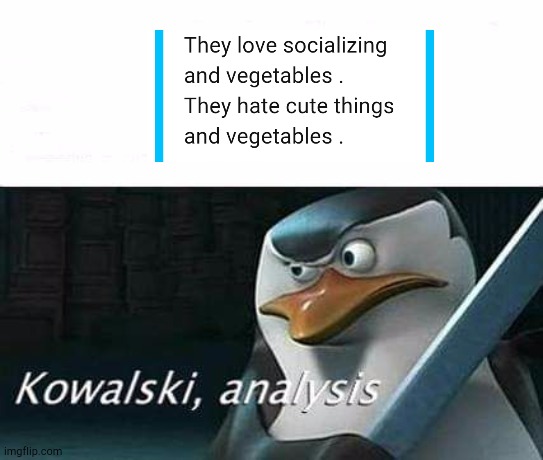 Kowalski, analysis | image tagged in kowalski analysis | made w/ Imgflip meme maker
