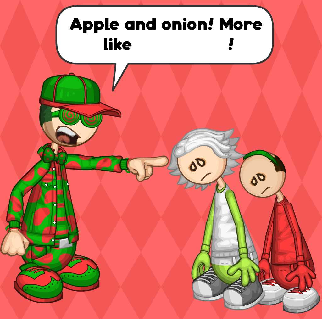 High Quality Apple And Onion Rant Blank Meme Template