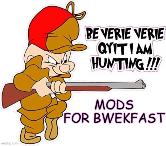 MODS
FOR BWEKFAST | made w/ Imgflip meme maker