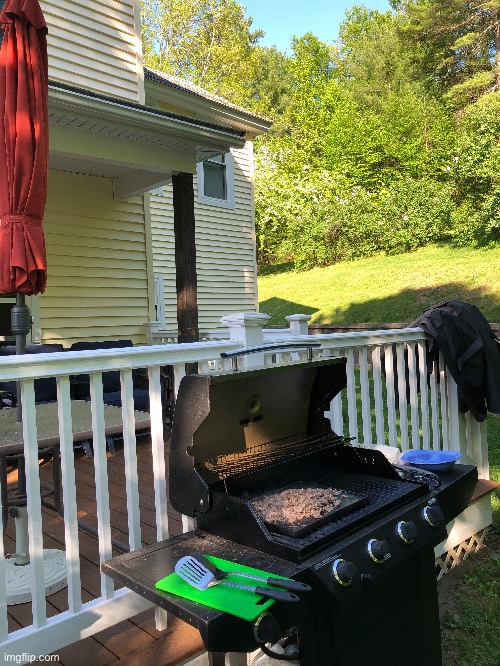 Great ending to a very good day | image tagged in grilling | made w/ Imgflip meme maker