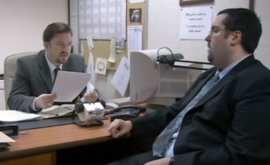 High Quality David Brent Appraisal The Office Blank Meme Template