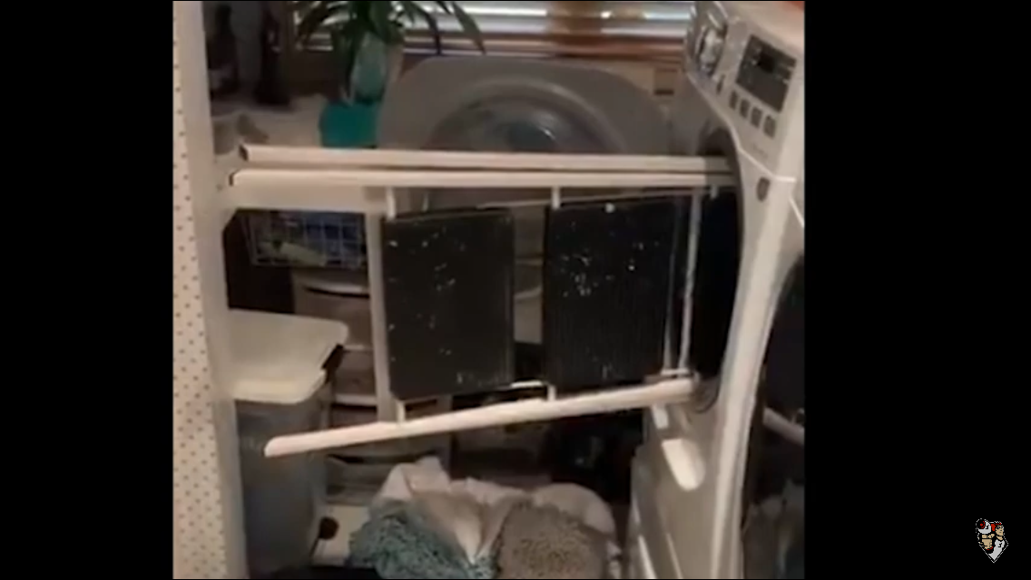 High Quality Ladder in washing machine Blank Meme Template