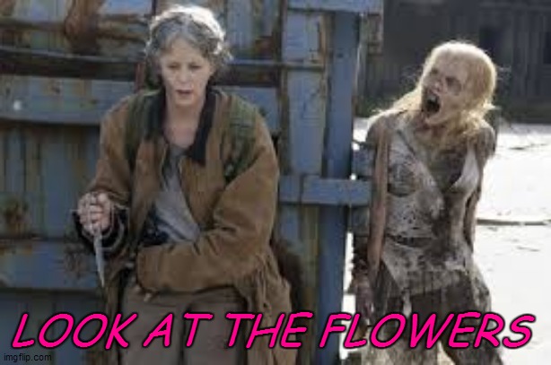 LOOK AT THE FLOWERS | made w/ Imgflip meme maker