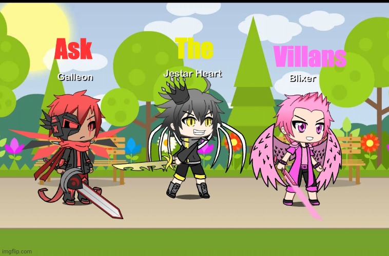 When you ask a question, please specify who you are asking. | The; Villans; Ask | made w/ Imgflip meme maker