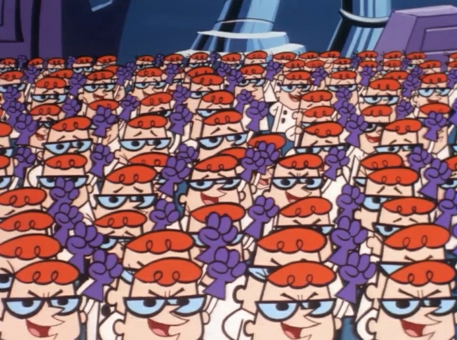 Dexter's Clones Blank Meme Template