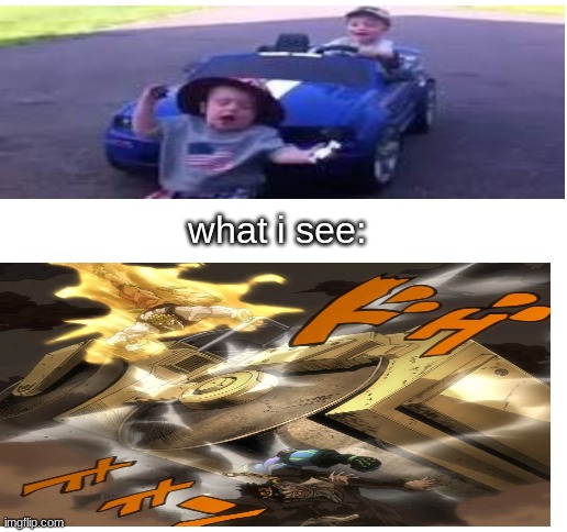 ROADROLLER DA! | what i see: | image tagged in funny memes,funny | made w/ Imgflip meme maker
