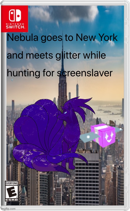 I was too lazy to say that glitter joins switch wars | image tagged in nintendo switch | made w/ Imgflip meme maker