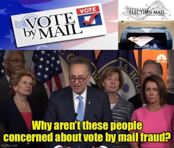 Maybe they expect Democrats will benefit more than Republicans | Why aren’t these people concerned about vote by mail fraud? | image tagged in democrat congressmen,vote by mail - non-partisan fraud resistant,voter fraud | made w/ Imgflip meme maker