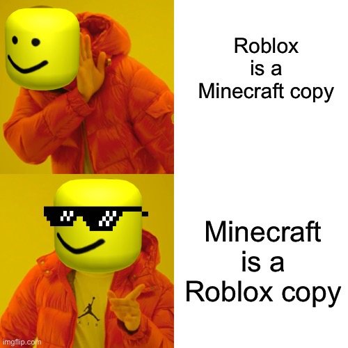 Is Minecraft A Copy Off Of Roblox