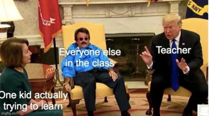 Zoom class | TEACHER; EVERYONE ELSE IN THE CLASS; ONE KID ACTUALLY TRYING TO LEARN | image tagged in zoom,memes,funny,frontpage | made w/ Imgflip meme maker