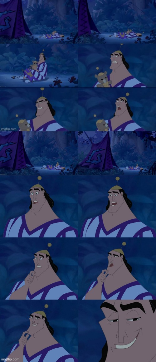 Kronk long explaination template | image tagged in meme template | made w/ Imgflip meme maker