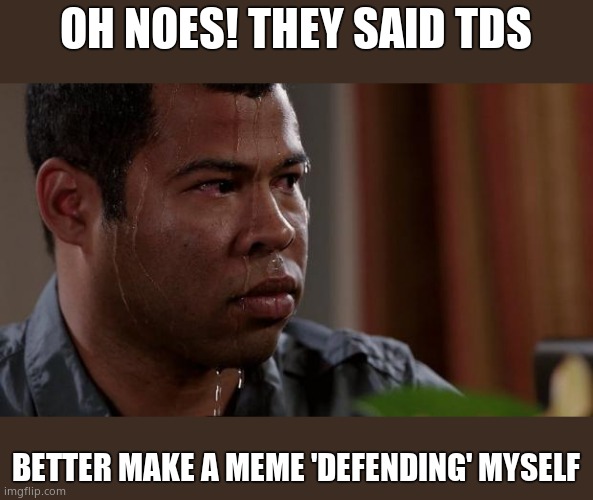Key and peele | OH NOES! THEY SAID TDS BETTER MAKE A MEME 'DEFENDING' MYSELF | image tagged in key and peele | made w/ Imgflip meme maker