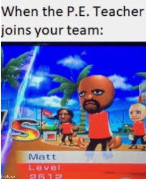 MatT p.e. | image tagged in wii u | made w/ Imgflip meme maker