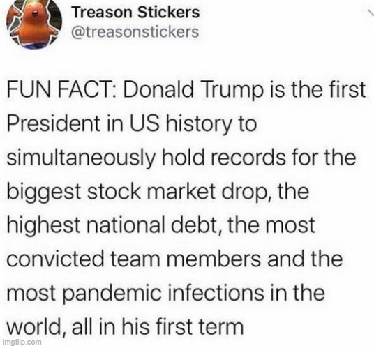 Fun fact | image tagged in donald trump,trump | made w/ Imgflip meme maker