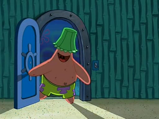 High Quality Patrick Lampshade Blank Meme Template