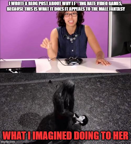 gaming | WHAT I IMAGINED DOING TO HER | image tagged in gaming | made w/ Imgflip meme maker