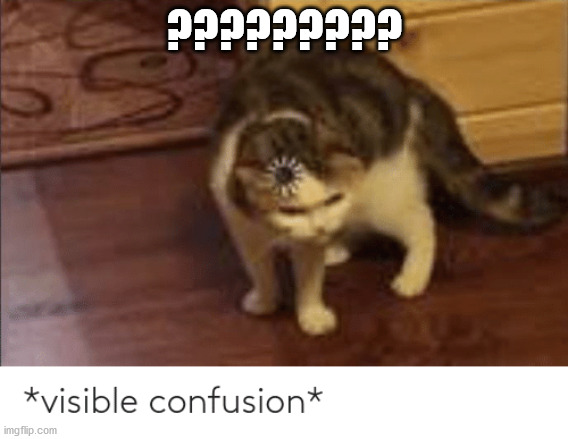 visible confusion | ????????? | image tagged in visible confusion | made w/ Imgflip meme maker