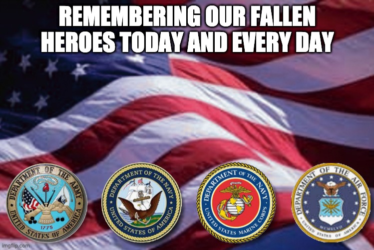 Memorial Day is Everyday | REMEMBERING OUR FALLEN HEROES TODAY AND EVERY DAY | image tagged in memorial day is everyday | made w/ Imgflip meme maker