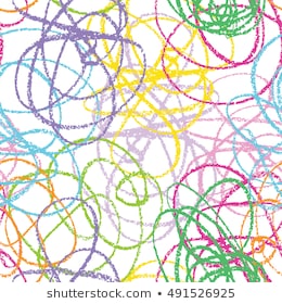 Crayon scribbles Blank Meme Template