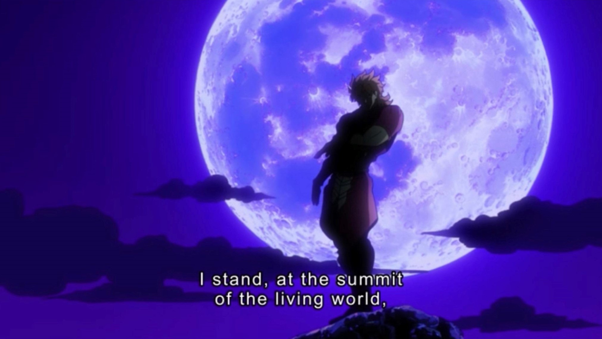 High Quality I stand at the summit of the living world Blank Meme Template