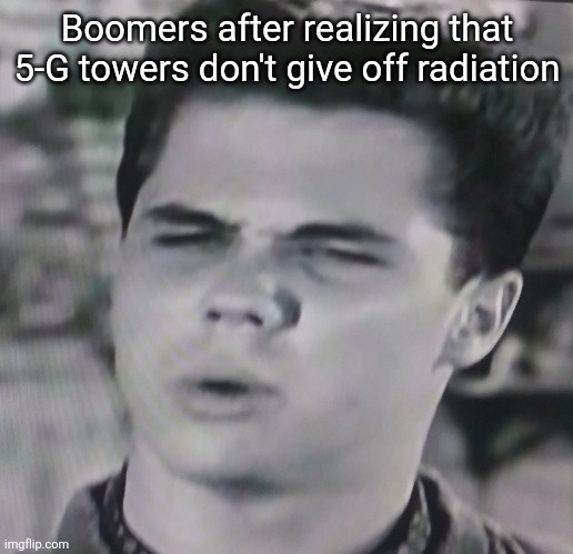 Wally is confused | Boomers after realizing that 5-G towers don't give off radiation | image tagged in confused | made w/ Imgflip meme maker