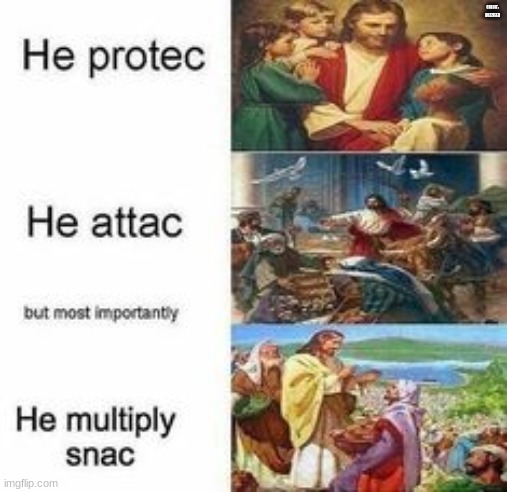 (insert cool title) | CREDIT: BUZZFEED | image tagged in jesus | made w/ Imgflip meme maker