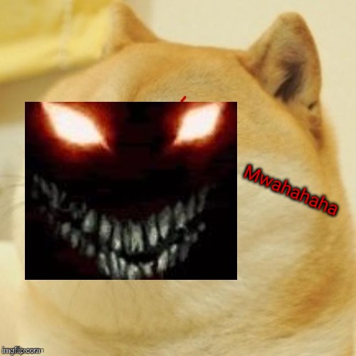 Evil Doge | Mwahahaha | image tagged in evil doge | made w/ Imgflip meme maker