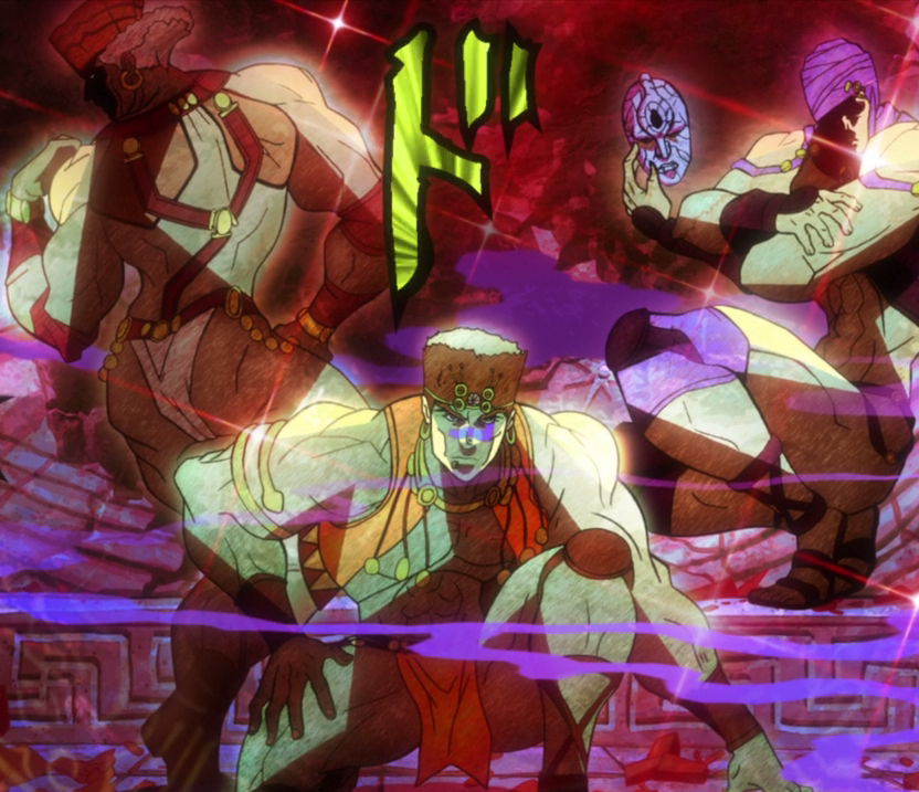 Pillar Men Awaken Blank Meme Template