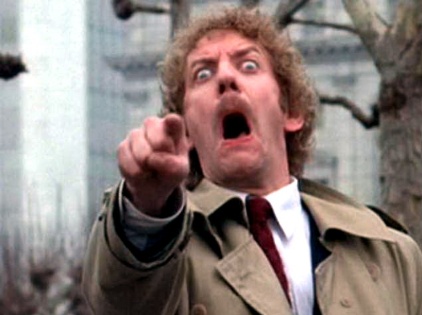 High Quality Donald Sutherland Invasion of the Body Snatchers Blank Meme Template