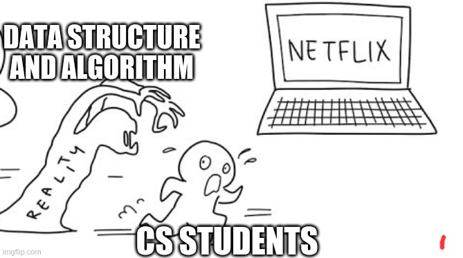 computer science | DATA STRUCTURE AND ALGORITHM; CS STUDENTS | image tagged in programming | made w/ Imgflip meme maker