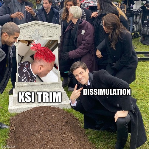 baldski | KSI TRIM; DISSIMULATION | image tagged in ksi | made w/ Imgflip meme maker