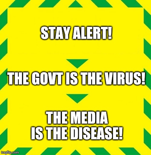 Govt is the virus, the media is the disease - Imgflip