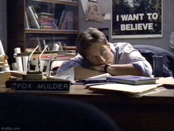 Mulder I want to believe | N | image tagged in mulder i want to believe | made w/ Imgflip meme maker