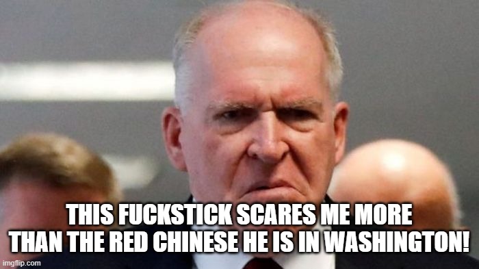 yep | THIS FUCKSTICK SCARES ME MORE THAN THE RED CHINESE HE IS IN WASHINGTON! | image tagged in democrats | made w/ Imgflip meme maker