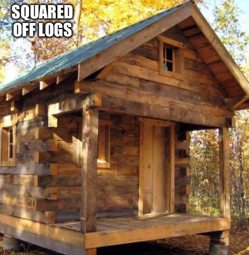 SQUARED OFF LOGS | made w/ Imgflip meme maker