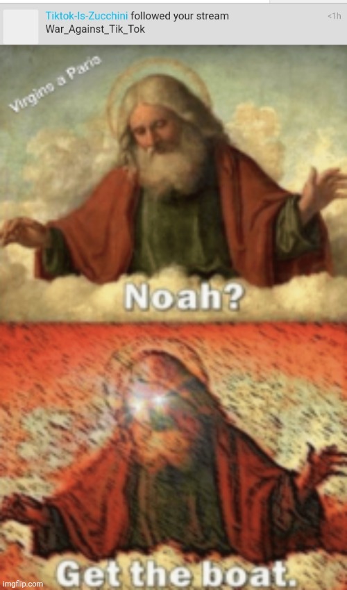 STOP IT, WHOEVER YOU ARE! | image tagged in noahget the boat | made w/ Imgflip meme maker