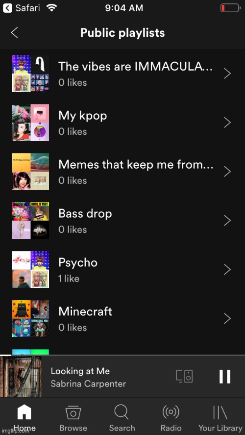 These are my playlists on Spotify | image tagged in spotify | made w/ Imgflip meme maker