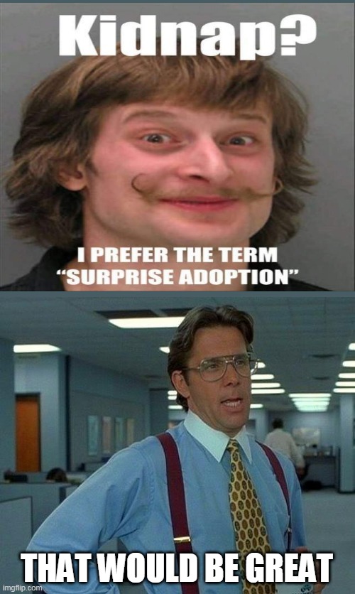 SUrPRISE | THAT WOULD BE GREAT | image tagged in memes,that would be great | made w/ Imgflip meme maker