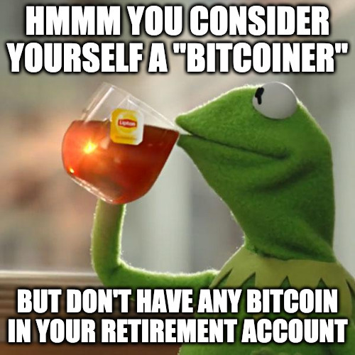 ...but that's none of my business | image tagged in bitcoin,retirement,bitcoin and retirement,cryptocurrency | made w/ Imgflip meme maker