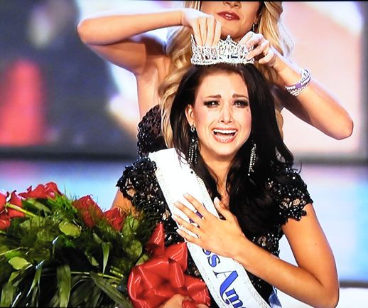 Crying beauty queen Blank Meme Template