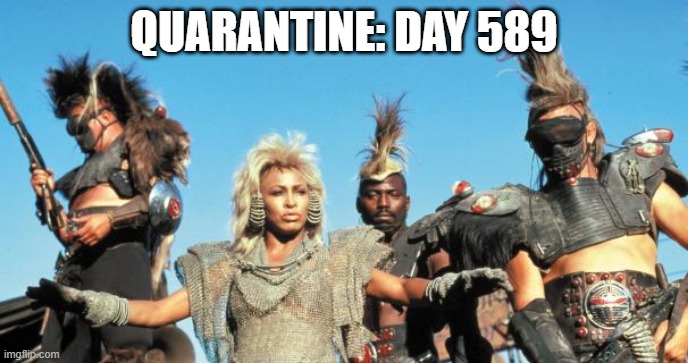 Some Straight Up Mad Max Shizz | QUARANTINE: DAY 589 | image tagged in thunderdome | made w/ Imgflip meme maker