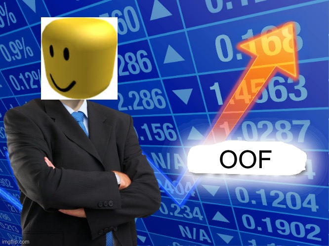 Empty Stonks | OOF | image tagged in empty stonks | made w/ Imgflip meme maker