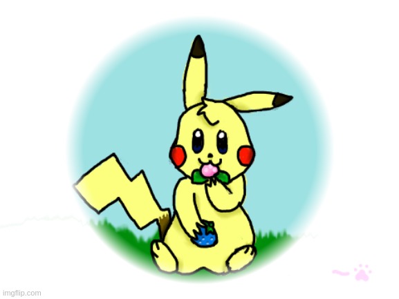Pika! | image tagged in pikachu,drawing | made w/ Imgflip meme maker