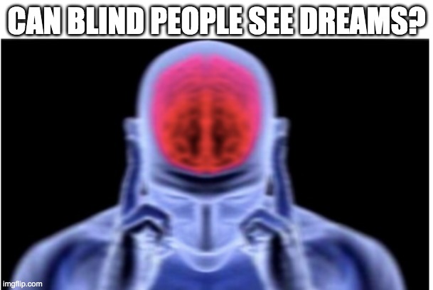 Thoughts | CAN BLIND PEOPLE SEE DREAMS? | image tagged in baby jesus for moderator,memes,funny,think | made w/ Imgflip meme maker
