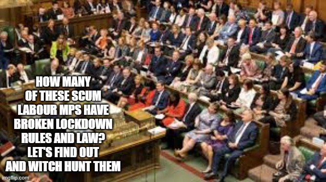 HOW MANY OF THESE SCUM LABOUR MPS HAVE BROKEN LOCKDOWN RULES AND LAW? LET'S FIND OUT AND WITCH HUNT THEM | image tagged in labour party | made w/ Imgflip meme maker
