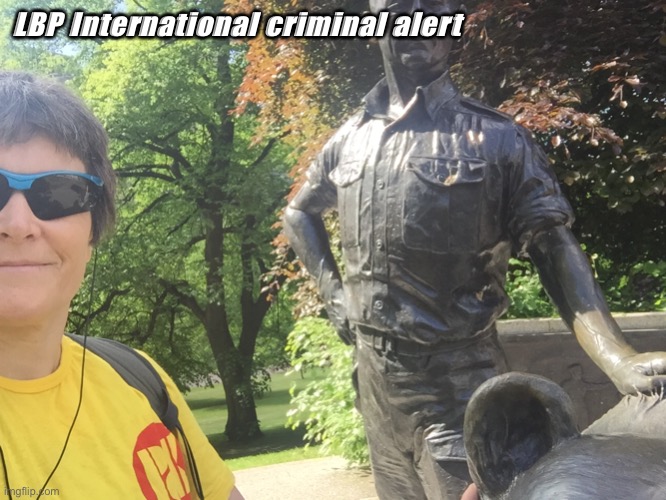 International criminal alert | LBP International criminal alert | image tagged in curious | made w/ Imgflip meme maker