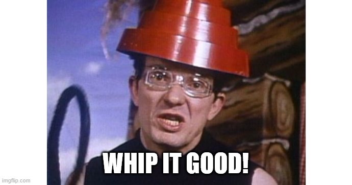 Whip It | WHIP IT GOOD! | image tagged in whip it | made w/ Imgflip meme maker