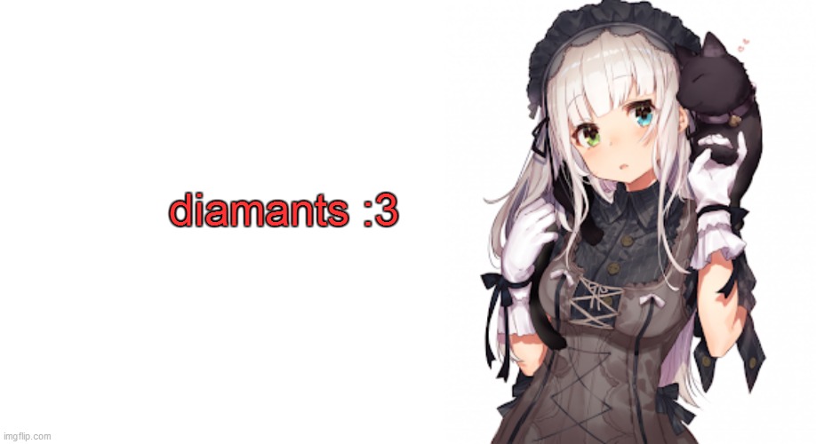 diamants :3 | image tagged in memes,blank transparent square | made w/ Imgflip meme maker