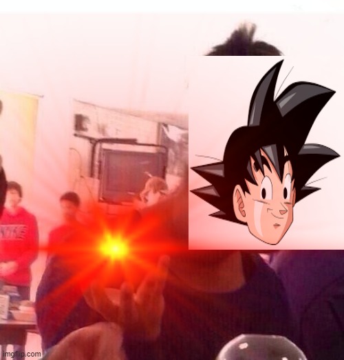don't even know why i made this | image tagged in goku,black girl wat | made w/ Imgflip meme maker